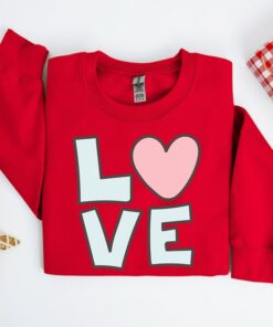 Valentines Hearts Sweatshirt, Cute Valentine Sweatshirt, Teacher Valentine Sweatshirt, Love Sweatshirt, Valentines Day Shirt