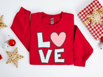 Valentines Hearts Sweatshirt, Cute Valentine Sweatshirt, Teacher Valentine Sweatshirt, Love Sweatshirt, Valentines Day Shirt