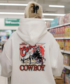 Coors Original Cowboy Hoodie, Coors Western Shirt, Rodeo Shirt, Original Coors Shirt