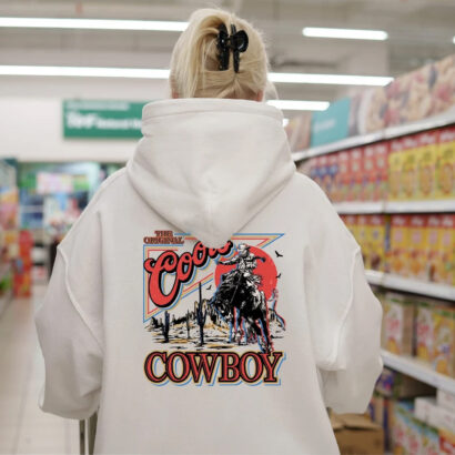 Coors Original Cowboy Hoodie, Coors Western Shirt, Rodeo Shirt, Original Coors Shirt