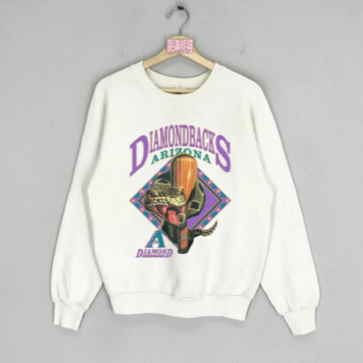 Vintage 90s Arizona Baseball Crewbeck Sweatshirt, M.L.B Arizona Baseball Tee, Baseball Fan Gift, Diamondbacks EST 1998 Hoodie