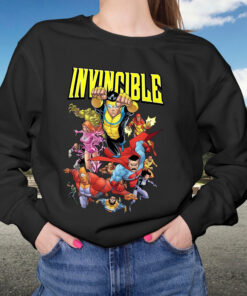 Invincible Universe Cartoon Sweatshirt, Omni Man shirt, Nolan Grayson, movie shirt