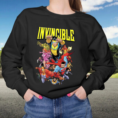 Invincible Universe Cartoon Sweatshirt, Omni Man shirt, Nolan Grayson, movie shirt