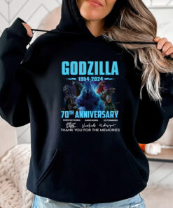 Godzilla 1954 – 2024 70th Anniversary Thank You For The Memories T-Shirt, Godzilla T-shirt, Godzilla Minus One By Takashi Yamazaki T-Shirt, Godzilla movie shirt