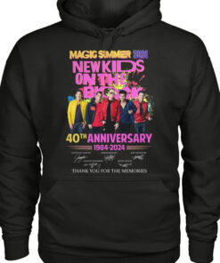 Magic Summer 2024 Shirt, Magic Summer 2024 New Kids On The Block 40th Anniversary 1984 – 2024 Thank You For The Memories T-Shirt, NKOTB T-shirt, New Kids On The Block 40th Anniversary 1984 – 2024 shirt