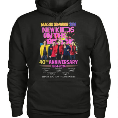 Magic Summer 2024 Shirt, Magic Summer 2024 New Kids On The Block 40th Anniversary 1984 – 2024 Thank You For The Memories T-Shirt, NKOTB T-shirt, New Kids On The Block 40th Anniversary 1984 – 2024 shirt