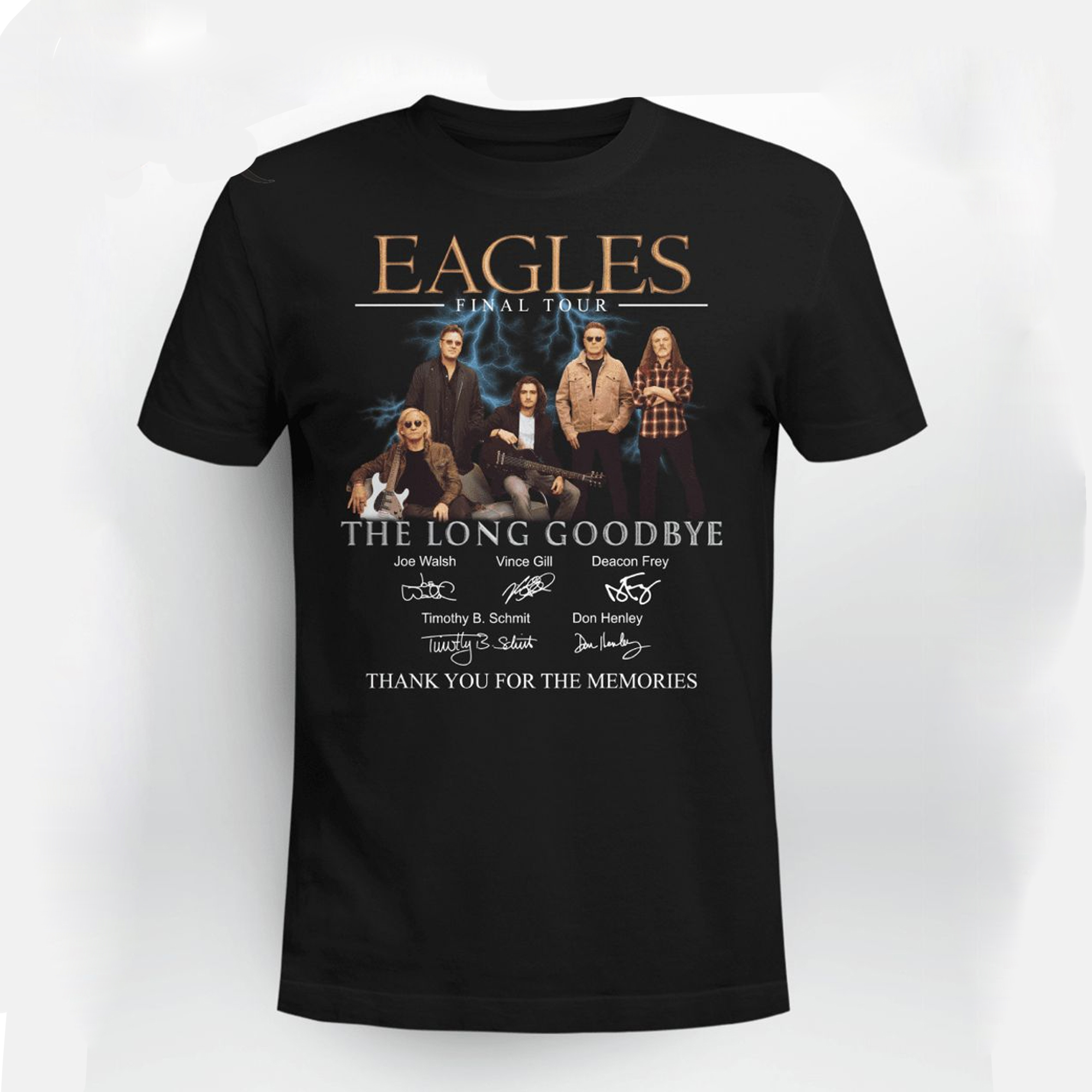 Eagles Final Tour The Long Goodbye Thank You For The Memories T-Shirt ...