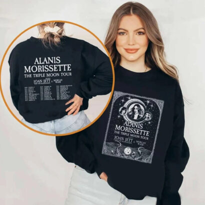 Alanis Morissette The Triple Moon Tour 2024 Shirt, Alanis Morissette Fan Shirt, Alanis Morissette 2024 Tour, The Triple Moon Concert Shirt