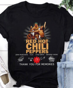 Red Hot Chili Peppers Band Signatures T-Shirt, Red Hot Chili Peppers 2024 Tour T-Shirt, RHCP Rock Band Shirt, RHCP Fan Gift Shirt