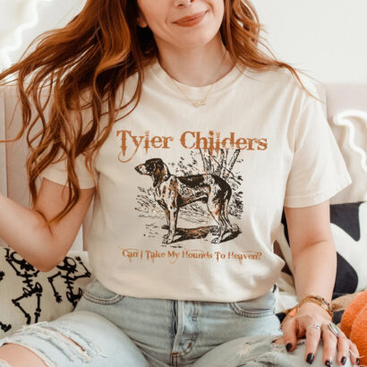 Tyler Childers Tshirt, Rock Band Shirt, Can I Take My Hounds to Heaven Album shirt, Rock Music TShirt