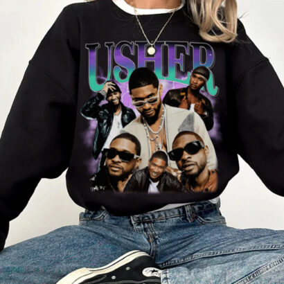 Rapper Usher Shirt, Vintage Usher 90s Shirt, Retro Usher Graphic Tee For Fan shirt, Usher Rap Hip Hop shirt