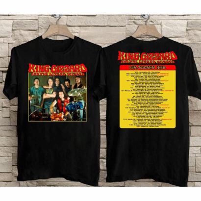 King Gizzard & The Lizard Wizard World Tour 2024 T-Shirt, King Gizzard The Lizard Wizard US/Canada, Tour 2024 Shirt, King Gizzard shirt