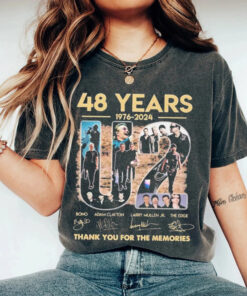 U2 Band 2024 Shirt, U2 Thank You For The Memories Shirt, The Joshua Tree U2 Band Shirt, U2 Rock Band Shirt, U2 Tour Merch shirt