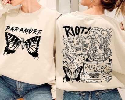 Paramore Doodle Art Sweatshirt, Paramore Shirt