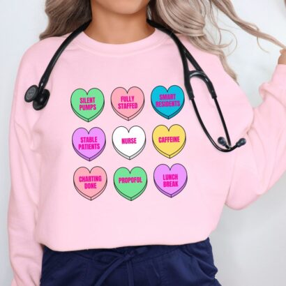 Funny Valentine's Nursing Shirt, ICU Nurse, PICU Nurse