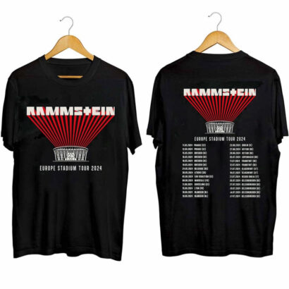 Rammstein Tour 2024 T-Shirt, Rammstein concert t-shirt