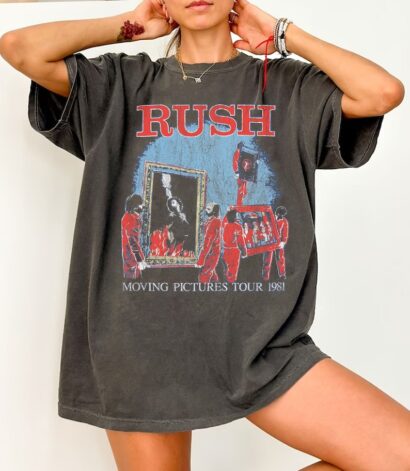 Rush Moving Pictures Tour 1981 T-Shirt