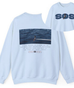 SZA SOS Album Crewneck Shirt, SZA SOS Sweatshirt