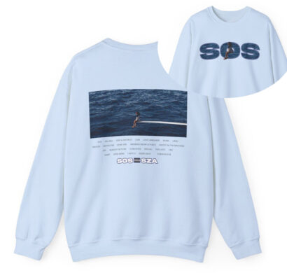 SZA SOS Album Crewneck Shirt, SZA SOS Sweatshirt