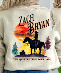 The Quittin Time Tour 2024 Shirt, Zach Bryan Sweatshirt