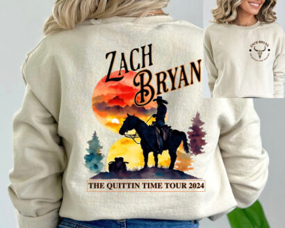 The Quittin Time Tour 2024 Shirt, Zach Bryan Sweatshirt