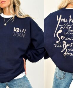 U2 2 side shirt, Las vegas fall 2023, Rap Hip Hop Graphic,U2 Tour 2023 shirt