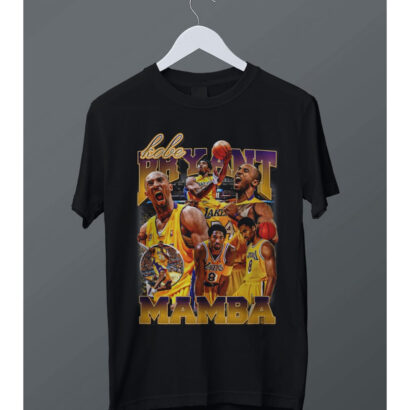 Kobe Bryant TShirt, Kobe Mamba Bryant shirt, Black Mamba Hip Hop Rap tee