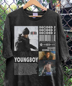 YoungBoy Never Broke Again Rap Merch Shirt, Young Boy Decided 2 Album Tee, Nba Young Boy Rapper shirt