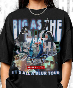 Drake J Cole Big As The What Tour 2024 Shirt, Drake J Cole tour 2024 shirt, Drake It's All Blur Tour