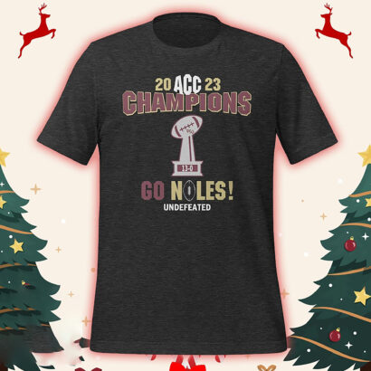 FSU ACC Championship TShirt, Florida State Seminoles shirt, Florida State 2023 Champs