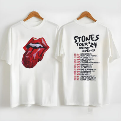 The Rolling Stones Tour 2024 shirt, The Rolling Stones Hackney Diamonds merch 2024 shirt, Rolling Stones Shirt