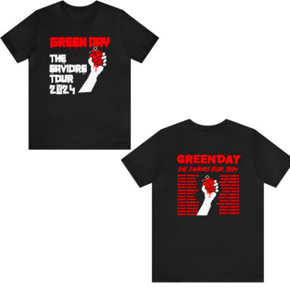 The Saviors Tour 2024 Green Day Shirt