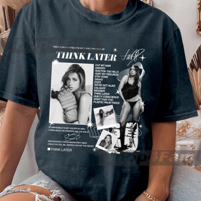 The Think Later World Tour 2024 Tour Shirt, Tate McRae Fan Shirt, Tate McRae 2024 Concert Shirt