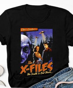 Vintage Poster The X-Files The Truth Is Out There T-Shirt, The X Files Movie Shirt Fan Gift, Mulder And Scully Shirt, Alien Shirt, UFO Shirt
