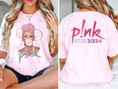 P!nk Singer Summer Carnival 2024 Tour Shirt, Pink Fan Lovers Shirt, Trustfall Album Shirt, Concert 2024 P!nk shirt