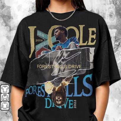 J Cole 2014 Shirt, J Cole 2014 Forest Hills Drive Album 90s Rap Music Shirt