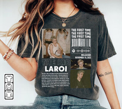 The Kid LAROI Merch Shirt, The First Time Laroi Album 90s Tee