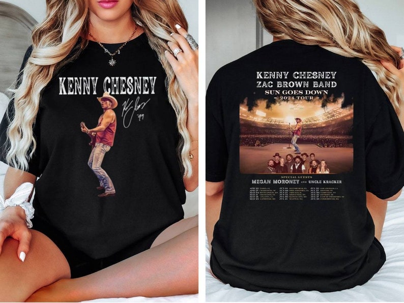 Kenny Chesney 2024 Tour Shirt, Kenny Chesney Sun Goes Down 2024 Tour