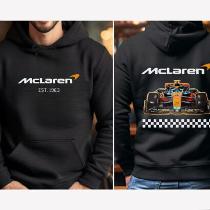 Formula 1 McLaren Hoodie, McLaren Crewneck Sweatshirt, McLaren Lando Norris tshirt, Lando Norris Sweatshirt