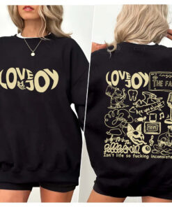 Lovejoy Music Doodle Art Shirt, Vintage Lovejoy Merch, Lovejoy Tracklist Album Shirt, Retro Lovejoy Tour Shirt