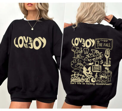 Lovejoy Music Doodle Art Shirt, Vintage Lovejoy Merch, Lovejoy Tracklist Album Shirt, Retro Lovejoy Tour Shirt