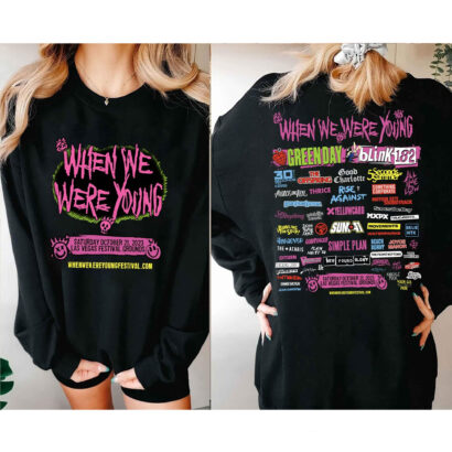 When We Were Young Festival Shirt, WWWY 2023 Merch, When We Were Young Las Vegas, Emo Shirt