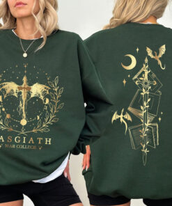 Basgiath War College 2-Sided Sweatshirt, Fourth Wing Shirt, Dragon Rider Shirt, Fourth Wing Hoodie