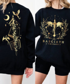 Basgiath War College 2-Sided Sweatshirt, Fourth Wing Shirt, Dragon Rider Shirt, Fourth Wing Hoodie