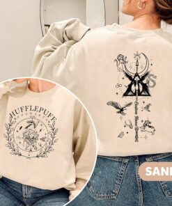 Custom Name Wizard House Sweatshirts, Hogwarts House Sweatshirt, Wizarding World Shirt, Magic World Shirt