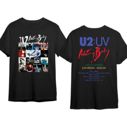 U2:UV Achtung Baby Live at Sphere 2023 & 2024 Tour Shirt, U2 UV Achtung Baby Live at Sphere Concert Shirt, U2 Achtung Baby 2024 Shirt