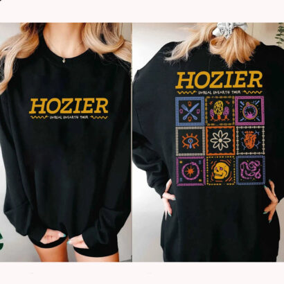 Vintage Hozier Tour 2side Sweatshirt, Unreal Unearth Tour 2023 Merch, Hozier Music Tour Shirt, Hozier Music Tour Shirt