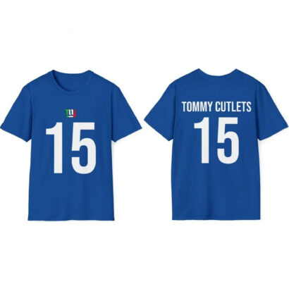 Tommy cutlets shirt, Tommy DeVito "Tommy Cutlets" Parody shirt, NY Giants Italian Jersey Unisex T-Shirt, Number 15 shirt