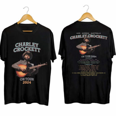 Charley Crockett 2024 Tour Shirt, Charley Crockett Sweatshirt, Charley Crockett 2024 Concert Shirt, Charley Crockett Merch