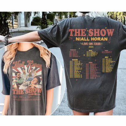 Niall Horan Tracklist Graphic Shirt, The show Live on tour 2024 ,Niall Horan Shirt, Niall Horan Gift for men women unisex tshirt